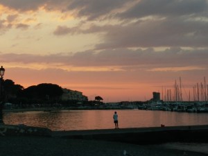 Tramonto dal lungomare di Marciana Marina