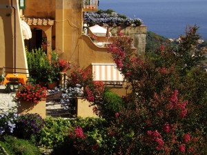 Affaccio fiorito da Marciana