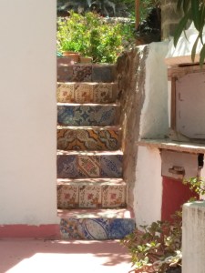Scalinata di piastrelle