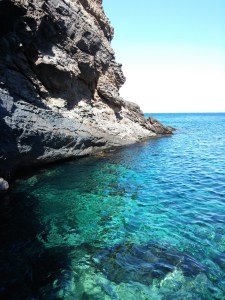 I colori dell'acqua di Cala Tramontana