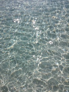 Trasparenza del mare alla spiaggia dei conigli