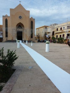 Chiesa di San Gerlando addobbata per il matrimonio